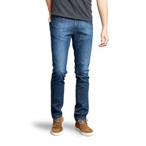 MOTT & BOW SLIM MOSCO JEANS in Medium Blue Size 34 X 32 NWT $96